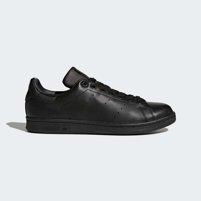 all black leather stan smiths